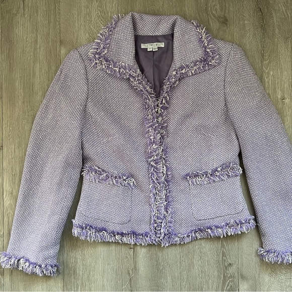 I. C. E. Tweed Blazer - Size 6 - Picture 4 of 14